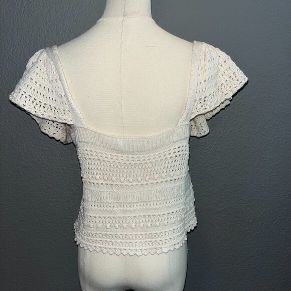 SINCERELY YOURS Crochet Crop Top - - Picture 6 of 9